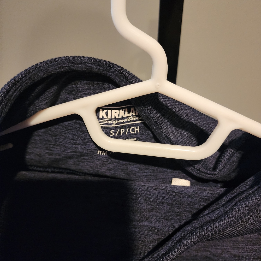 Kirkland Signature Heathered Navy Blue Leggings - Picture 3 of 3